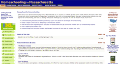 Desktop Screenshot of homeschoolinginmassachusetts.com